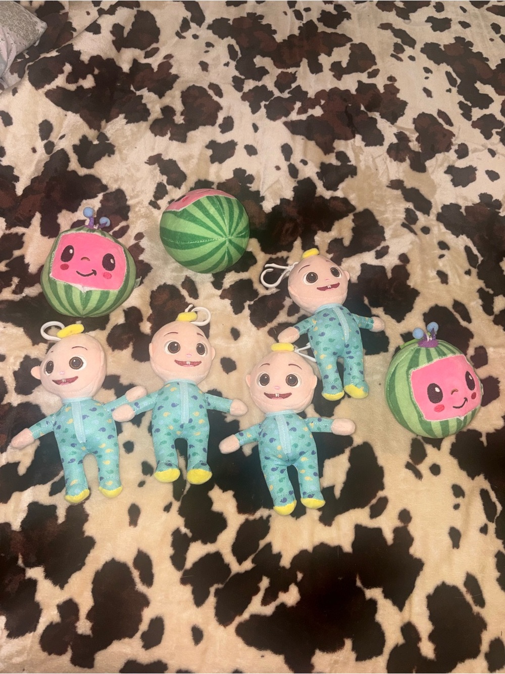 Cocomelo Plush Set with Green Watermelon Toys
